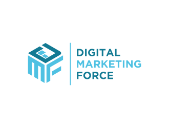 Digital Marketing Force logo design by ammad