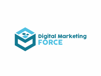 Digital Marketing Force logo design by serprimero