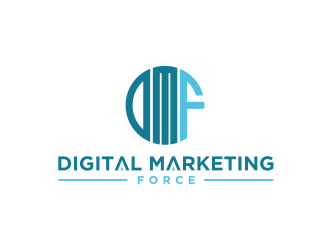 Digital Marketing Force logo design by ammad