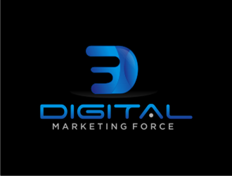 Digital Marketing Force logo design by kitaro
