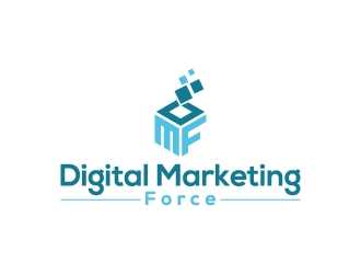 Digital Marketing Force logo design by aryamaity
