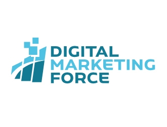 Digital Marketing Force logo design by jaize
