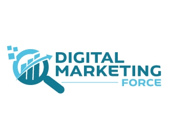 Digital Marketing Force logo design by jaize