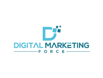 Digital Marketing Force logo design by aryamaity