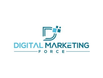Digital Marketing Force logo design by aryamaity