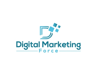 Digital Marketing Force logo design by aryamaity