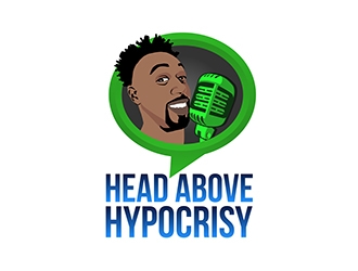 Head Above Hypocrisy logo design by SteveQ