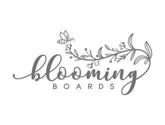 Blooming Boards logo design by bluespix