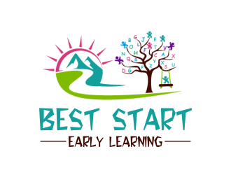 Best Start Early Learning logo design by Gwerth