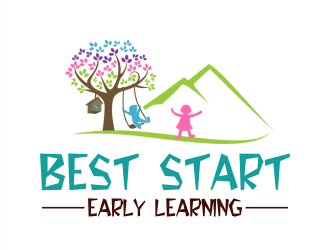 Best Start Early Learning logo design by Gwerth