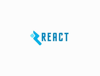 REACT logo design by ardihero
