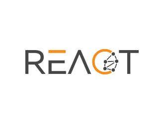 REACT logo design by Gwerth