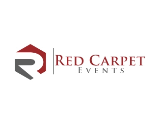 Red Carpet Events logo design by AamirKhan