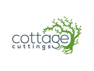 Cottage Cuttings logo design by Devian
