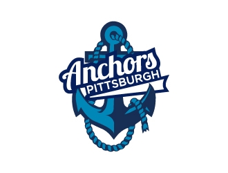 Pittsburgh Anchors logo design by Mirza