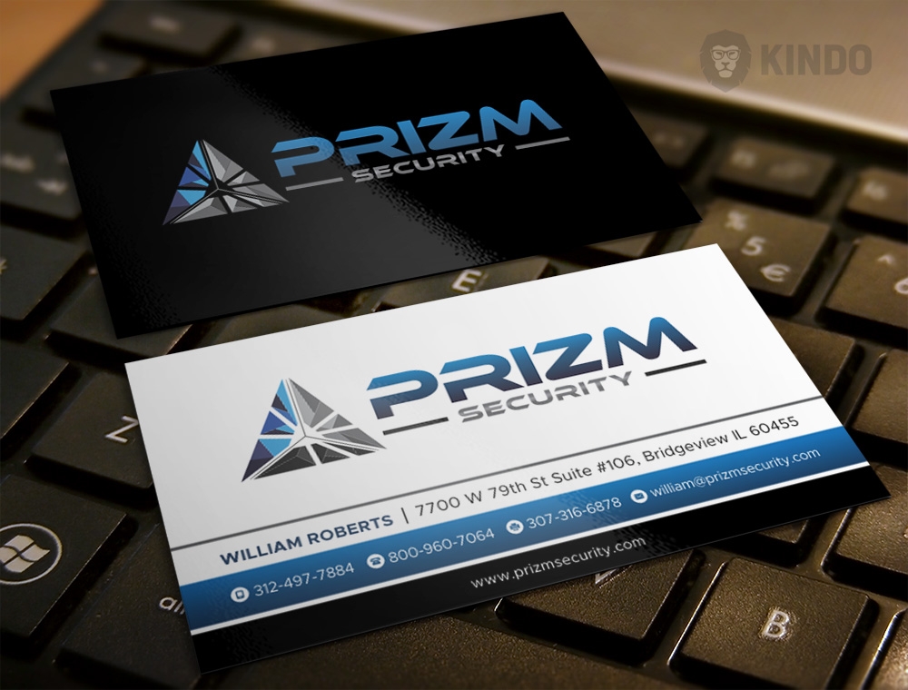 Prizm Security logo design by Kindo