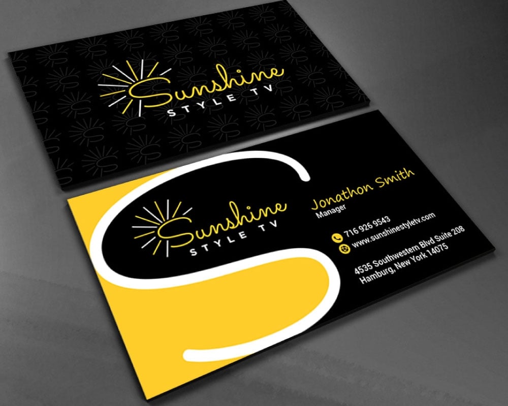 Sunshine Style TV logo design by Boomstudioz