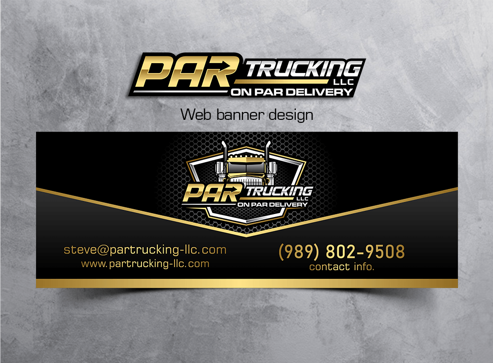 PAR Trucking, LLC logo design by onamel