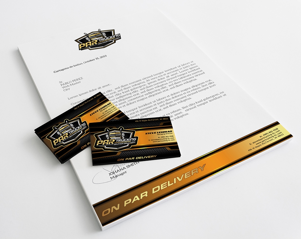PAR Trucking, LLC logo design by MCXL