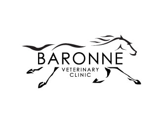 Baronne Veterinary Clinic logo design by J0s3Ph