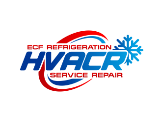 ECF REFRIGERATION logo design by Panara