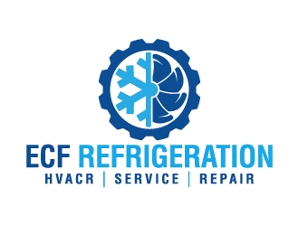 ECF REFRIGERATION logo design by jaize