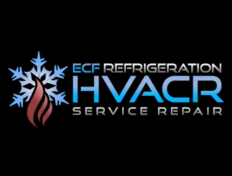ECF REFRIGERATION logo design by aRBy
