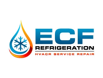ECF REFRIGERATION logo design by J0s3Ph