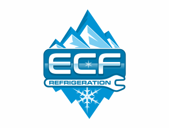 ECF REFRIGERATION logo design by mutafailan