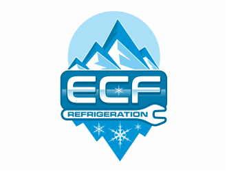 ECF REFRIGERATION logo design by mutafailan