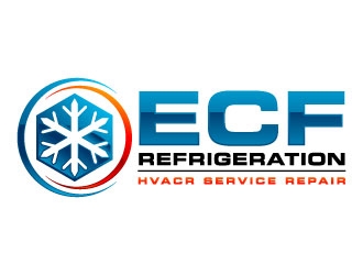 ECF REFRIGERATION logo design by J0s3Ph