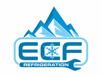 ECF REFRIGERATION logo design by mutafailan