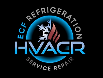 ECF REFRIGERATION logo design by aRBy