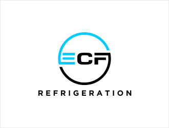 ECF REFRIGERATION logo design by bunda_shaquilla