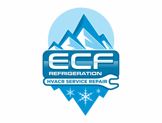 ECF REFRIGERATION logo design by mutafailan