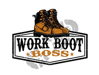Work Boot Boss logo design by kreativek