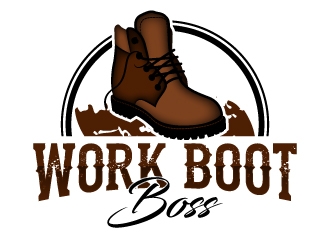 Work Boot Boss logo design by LogOExperT