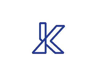 K logo design by paredesign