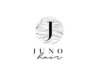 Juno Hair logo design by Rachel