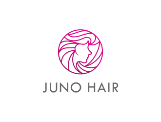 Juno Hair logo design by Panara