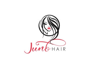 Juno Hair logo design by designstarla
