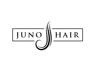 Juno Hair logo design by BeDesign