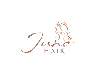 Juno Hair logo design by akhi