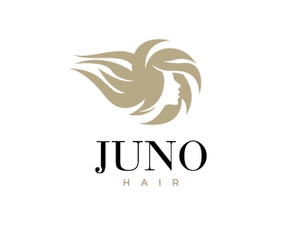 Juno Hair logo design by MUSANG
