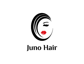 Juno Hair logo design by zakdesign700