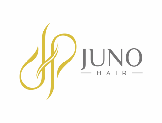 Juno Hair logo design by mutafailan