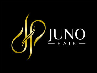 Juno Hair logo design by mutafailan