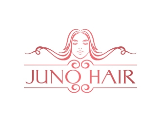 Juno Hair logo design by Krafty