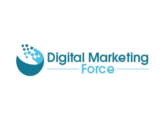 Digital Marketing Force logo design by shravya