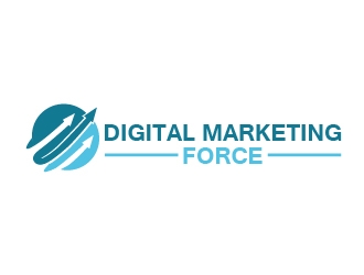 Digital Marketing Force logo design by shravya